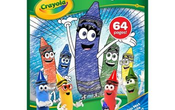 Crayons and coloring books