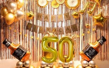 50th birthday decoration ideas for her