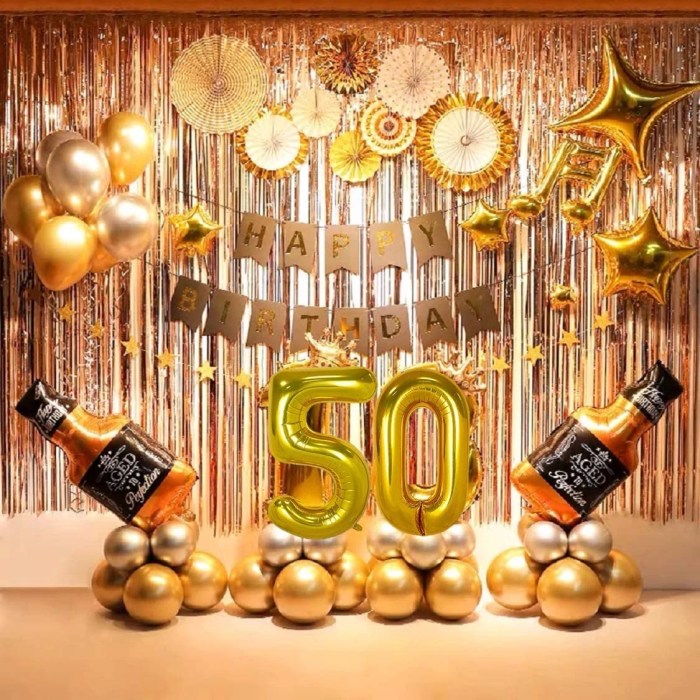 50th birthday decoration ideas for her